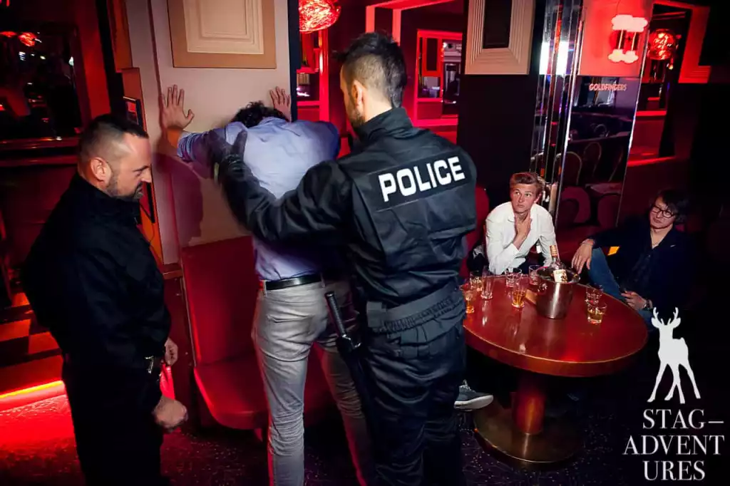Stag Police Arrest Prank Simply Adventures Budapest